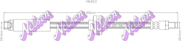 Kawe H6263 - Спирачен маркуч vvparts.bg