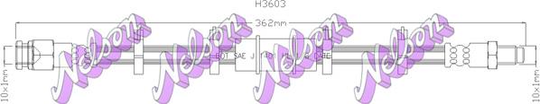 Kawe H3603 - Спирачен маркуч vvparts.bg