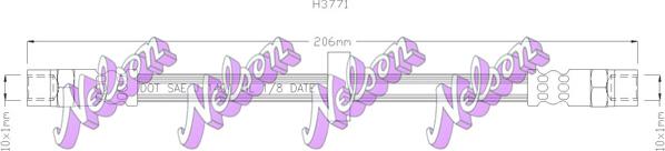 Kawe H3771 - Спирачен маркуч vvparts.bg