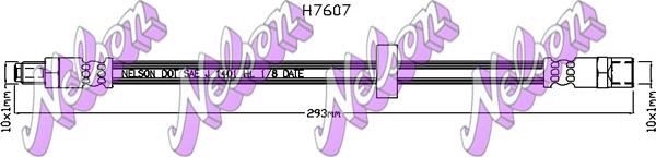 Kawe H7607 - Спирачен маркуч vvparts.bg