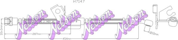 Kawe H7147 - Спирачен маркуч vvparts.bg