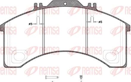 Kawe JCA498.30 - Комплект спирачно феродо, дискови спирачки vvparts.bg