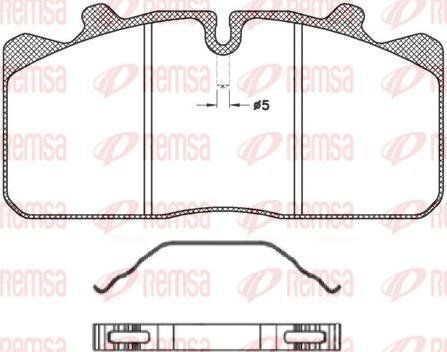 Kawe JCA658.00 - Комплект спирачно феродо, дискови спирачки vvparts.bg