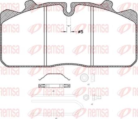 Kawe JCA658.30 - Комплект спирачно феродо, дискови спирачки vvparts.bg