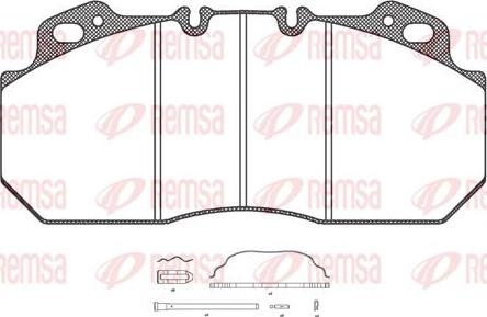 Kawe JCA622.30 - Комплект спирачно феродо, дискови спирачки vvparts.bg