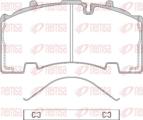 Kawe JCA1555.00 - Комплект спирачно феродо, дискови спирачки vvparts.bg