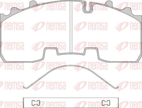 Kawe JCA1556.00 - Комплект спирачно феродо, дискови спирачки vvparts.bg