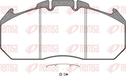 Kawe JCA1034.30 - Комплект спирачно феродо, дискови спирачки vvparts.bg