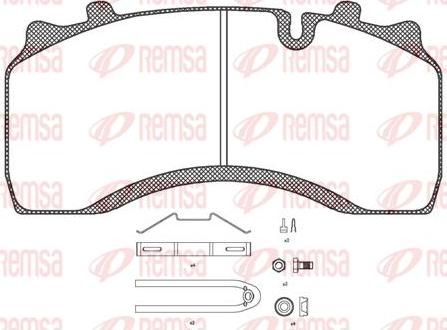 Kawe JCA1032.30 - Комплект спирачно феродо, дискови спирачки vvparts.bg