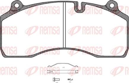 Kawe JCA1306.00 - Комплект спирачно феродо, дискови спирачки vvparts.bg