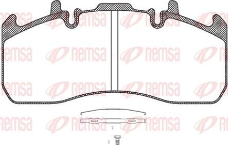 Kawe JCA1317.00 - Комплект спирачно феродо, дискови спирачки vvparts.bg