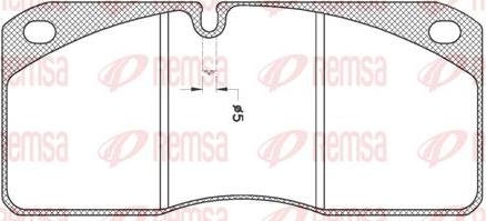 Kawe JCA278.21 - Комплект спирачно феродо, дискови спирачки vvparts.bg