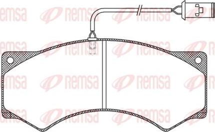 Kawe JCA277.41 - Комплект спирачно феродо, дискови спирачки vvparts.bg