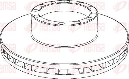 Kawe NCA1091.20 - Спирачен диск vvparts.bg