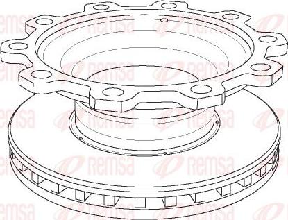 Kawe NCA1097.20 - Спирачен диск vvparts.bg