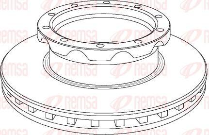 Kawe NCA1050.20 - Спирачен диск vvparts.bg