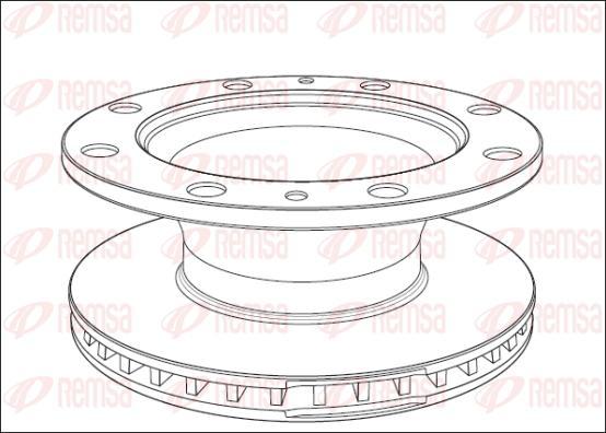 Kawe NCA1014.20 - Спирачен диск vvparts.bg