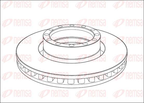 Kawe NCA1015.20 - Спирачен диск vvparts.bg