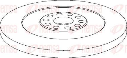 Kawe NCA1032.10 - Спирачен диск vvparts.bg