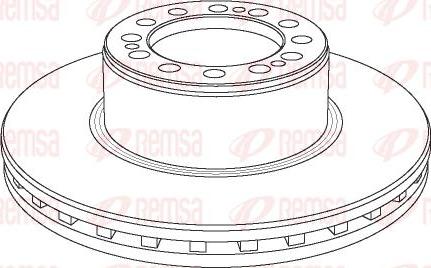 Kawe NCA1079.20 - Спирачен диск vvparts.bg