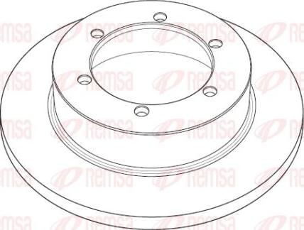 Kawe NCA1191.10 - Спирачен диск vvparts.bg