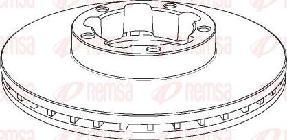 Kawe NCA1148.20 - Спирачен диск vvparts.bg