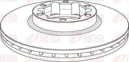 Kawe NCA1150.20 - Спирачен диск vvparts.bg