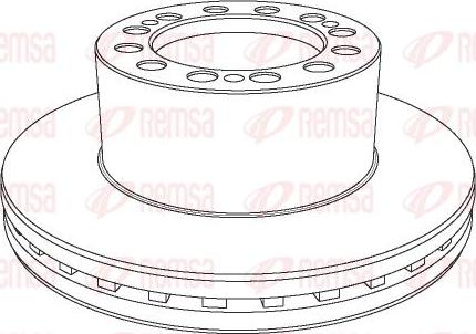 Kawe NCA1109.20 - Спирачен диск vvparts.bg