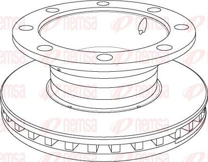 Kawe NCA1106.20 - Спирачен диск vvparts.bg