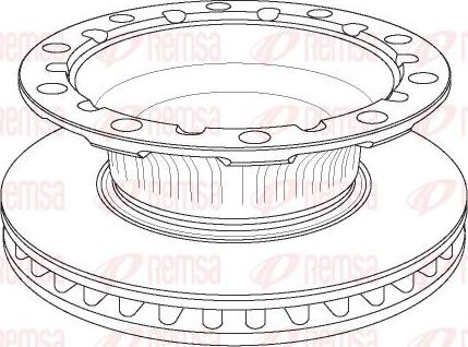 Kawe NCA1171.20 - Спирачен диск vvparts.bg