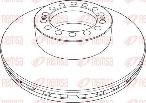 Kawe NCA1238.20 - Спирачен диск vvparts.bg