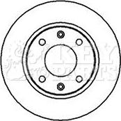 Key Parts KBD4909 - Спирачен диск vvparts.bg