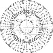 Key Parts KBD4495 - Спирачен диск vvparts.bg