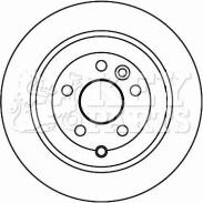 Key Parts KBD4599 - Спирачен диск vvparts.bg