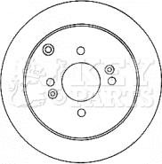 Key Parts KBD4578 - Спирачен диск vvparts.bg