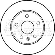 Key Parts KBD4641 - Спирачен диск vvparts.bg