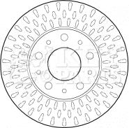 Key Parts KBD4608 - Спирачен диск vvparts.bg