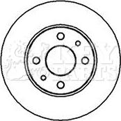 Key Parts KBD4001 - Спирачен диск vvparts.bg