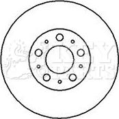 Key Parts KBD4179 - Спирачен диск vvparts.bg