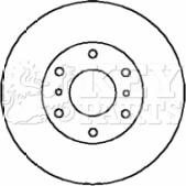 Key Parts KBD4357 - Спирачен диск vvparts.bg