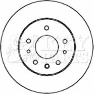 Key Parts KBD4318 - Спирачен диск vvparts.bg