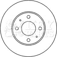 Key Parts KBD4336 - Спирачен диск vvparts.bg