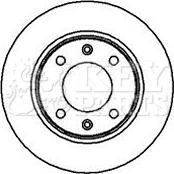 Key Parts KBD4249 - Спирачен диск vvparts.bg