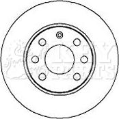 Key Parts KBD4258 - Спирачен диск vvparts.bg