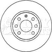 Key Parts KBD4253 - Спирачен диск vvparts.bg