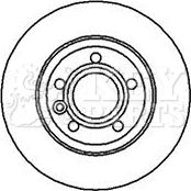 Key Parts KBD4213 - Спирачен диск vvparts.bg