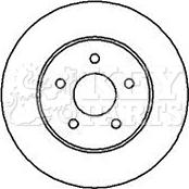 Key Parts KBD4239 - Спирачен диск vvparts.bg