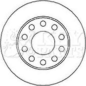 Key Parts KBD4273 - Спирачен диск vvparts.bg