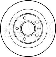 Key Parts KBD4799 - Спирачен диск vvparts.bg