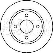 Key Parts KBD5013 - Спирачен диск vvparts.bg